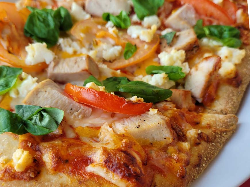 Blue Plate Diner pizza